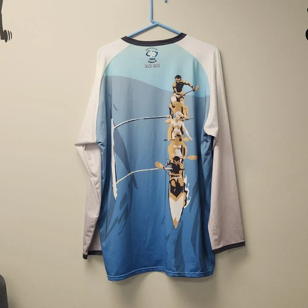 Around the Island Hong Kong Outrigger Canoe Paddling Race 2015 Rashguard 2XL